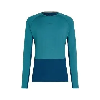 Pánská móda Icebreaker Merino 200 ZoneKnit LS Crewe Men ATLANTIS/TOPAZ/CB modrá S