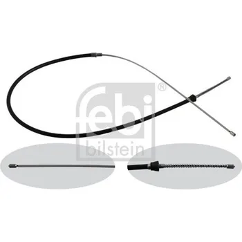 Brzdový systém Tažné lanko, parkovací brzda FEBI BILSTEIN 36348