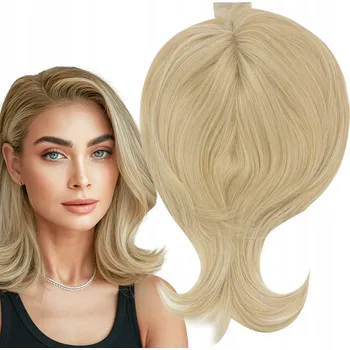 Paruka Příčesek polodlouhé syntetické světlé blond vlasy Althair dámské