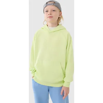 Chlapecká mikina Dětská mikina 4F polyester zelená, velikost 152