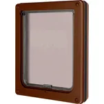 Dvířka pro psy a kočky KERBL DOG MATE, 2-cestná, hnědá