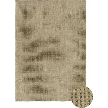 Koberec Khaki pratelný/ručně tkaný vlněný koberec 80x140 cm Unexpected Wool – Lorena Canals ID_1796292