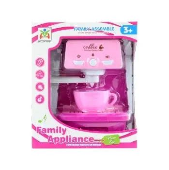 Dětský spotřebič Růžový dětský kávovar na baterie