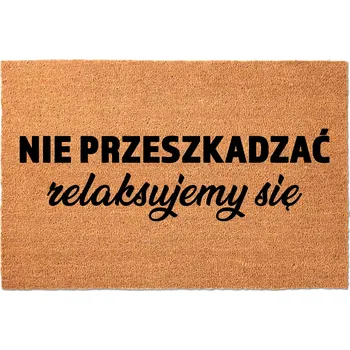 Rohožka Hotová gumová kokosová rohožka 40 x 60 cm