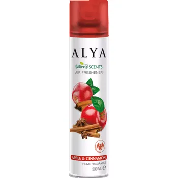 Osvěžovač vzduchu Alya - Osvěžovač vzduchu ve spreji 300ml - Jablko a skořice (Apple & Cinnamon)