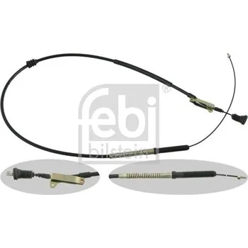 Lanko parkovací brzdy Tažné lanko, parkovací brzda FEBI BILSTEIN 15751