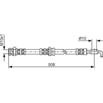 Brzdová hadice Brzdová hadice BOSCH 1 987 476 733