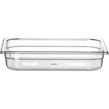Dóza na potraviny Kontejner GN 1/2 polykarbonát, HENDI, Profi Line, GN 1/2, 4L, Průhledná, 325x265x(H)65mm