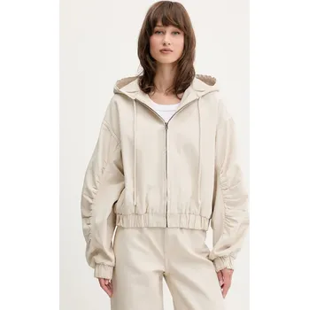 Bavlněná bunda Rotate, 38, béžová, 08X