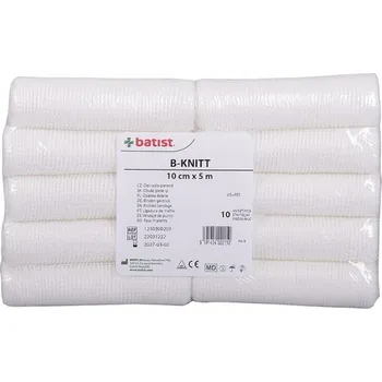 Batist Medical Batist B-KNITT Obinadlo pletené 10 cm x 5 m, 10 ks