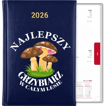 Kalendář Knižní kalendář 2026 A5 modrý