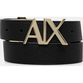 Opasek Oboustranný pásek Armani Exchange dámský, černá barva, XW001203 AF19298 XW001203.AF19298.NOS 99A, vel. ONE SIZE
