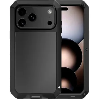 Pouzdro na mobilní telefon Extra odolné pouzdro proti nárazu, vodě a prachu pro iPhone 17 Pro - černé