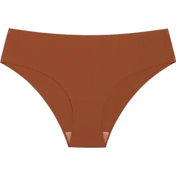 Kalhotky Dámské sportovní bezešvé kalhotky kalhotky na cvičení, kávové barvy, velikost M