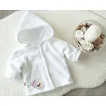 AMÁLKA Zateplený kabátek, bunda fleece- antipilling, bílá Velikost: 74-80