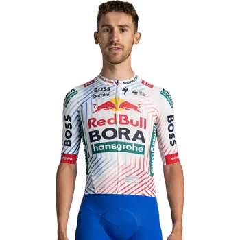 Cyklistické oblečení Specialized Závodní dres s krátkým rukávem Red Bull - BORA - hansgrohe TDF Velikost: XL Limitovaná kolekce