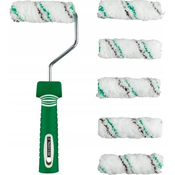 Malířský váleček MALÍŘSKÝ VÁLEČEK NA LAZURY 6 VÁLEČKŮ + DRŽÁK PARKSIDE