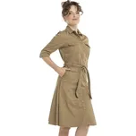 Dámské košilové šaty BUSHMAN AGGA hnědá S