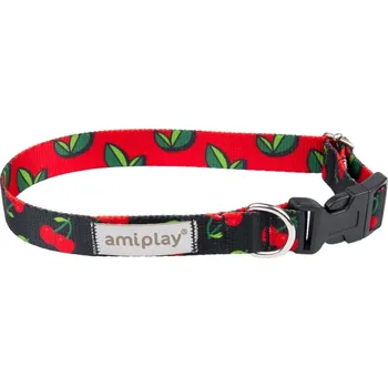 Obojek pro psa Obojek pro psy nastavitelný HAPPY CHERRY velikost S, M, L, XL Rozměr: L - 35-50x2,5 cm