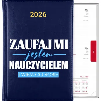 Kalendář Knižní kalendář 2026 A5 modrý