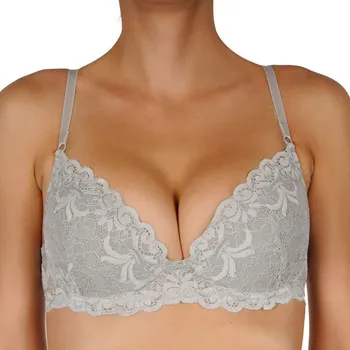 Podprsenka Dámská podprsenka Gina vyztužená s kosticemi šedá (17003) 80A 17003 - sv. šedá Možnost vrácení zboží ZDARMA do 120 dnů!