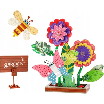 ostatní stavebnice STAVEBNICE CASDA, dekorativní zahradní květiny