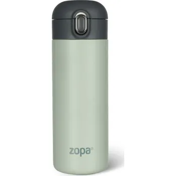 Termoska Termoska na tekutiny se silikonovým držákem 400 ml Zopa Barva: Pistacio green