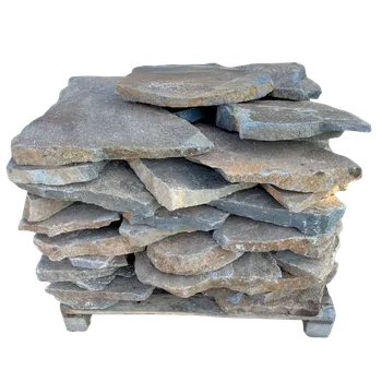 Přírodní kámen Šlapáky Andezit šedo-hnědý, tl. 40-80 mm, 300 -700 mm (rozměr 30-70 cm)