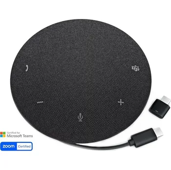 Dell Pro Plus SL525 Reproduktor, konferenční, bezdrátový, 8W, 4× všesměrový mikrofon, USB-C, Bluetooth 5.3, certifikace Microsoft Teams, baterie 3200mAh, výdrž až 12 hodin, černý 520-BBMZ