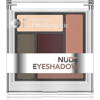 Oční stíny Bell Hypoallergenic Nude Eyeshadow - paletka hypoalergenních očních stínů Odstín: 04
