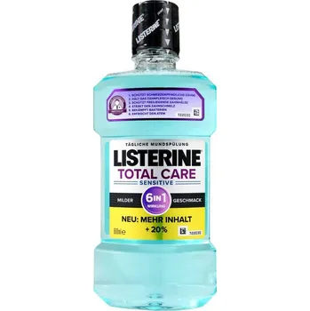 Ústní voda Listerine Total Care Sensitive ústní voda pro kompletní ochranu citlivých zubů 600ml.
