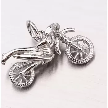 Přívěsek Goldex Přívěsek stříbro 925 motorka PKL-3003 Stříbrná