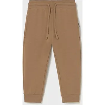 Kojenecké oblečení Tepláky jednobarevné s chloupkem basic hnědé BABY Mayoral velikost: 86