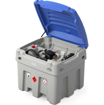 Palivová nádrž Mobilní čerpací stanice na naftu PolyMove 910 litrů, 230 V čerpadlo 56 l