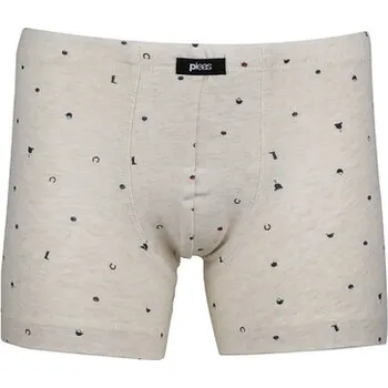 Chlapecké spodní prádlo Pleas Chlapecký slip s nohavičkou béžové melé 104 (183766-406-104)