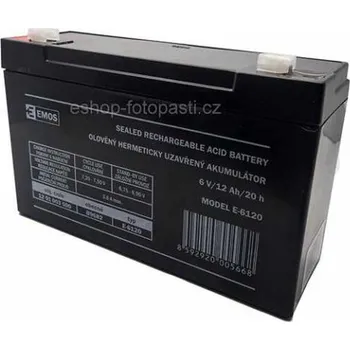 Elektronika FOXCAM Externí bateriové napájení EMOS 6V/12Ah