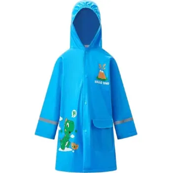 Pláštěnka DĚTSKÁ PLÁŠTĚNKA S DINOSAUREM WOLF NOVINKA Barva: Modrá, Velikost: 122/128