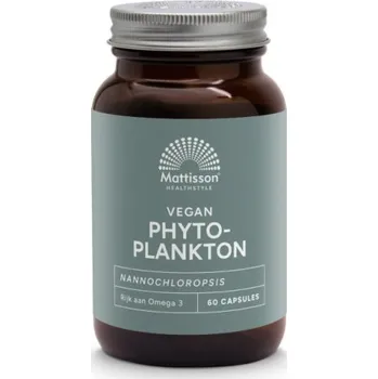 Doplněk stravy Mattisson Veganský fytoplankton - Nannochloropsis - 60 kapslí