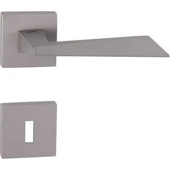 Dveřní kování TI - CAIRO - HR 2731Q bez spodní rozety, klika/klika NP - Nikl perla (142)