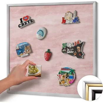 Magnetická plánovací tabule na magnety, pastelová textura skály, 50x50 cm