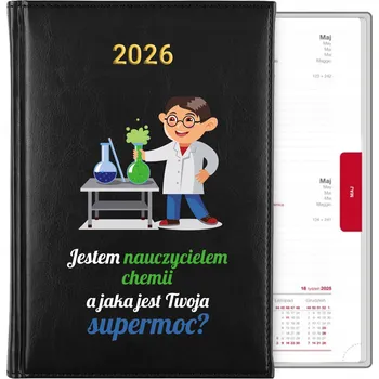 Kalendář Knižkový kalendář 2026 A5 černý