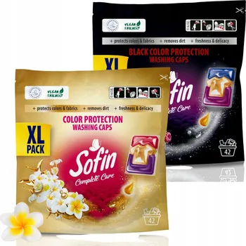 Prací prostředek Kapsle na praní Sofin tmavé a barevné ochrana barev 84 ks