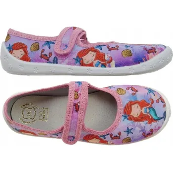 Dívčí bačkory Raweks Dětské papuče na suchý zip, růžové, velikost 31