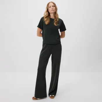 Reserved - Tepláky s dlouhými nohavicemi - tmavě zelená - 621GA-79X - 621GA-79X-M