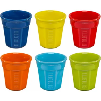 Příprava kávy Bialetti set sálku na espresso vícebarevný 6-dílný