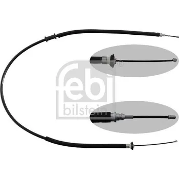 Lanko parkovací brzdy Tažné lanko, parkovací brzda FEBI BILSTEIN 49619