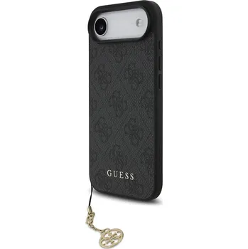 Pouzdro na mobilní telefon Kryt GUESS 4G Charm pro Apple iPhone Air - šedý