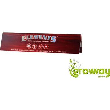 Cigaretové papírky Elements Red King size slim 1 ks