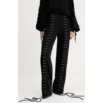 Bavlněné tepláky Rotate, L, černá, 99X