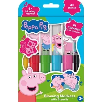 omalovánky Foukací fixy Prasátko Peppa